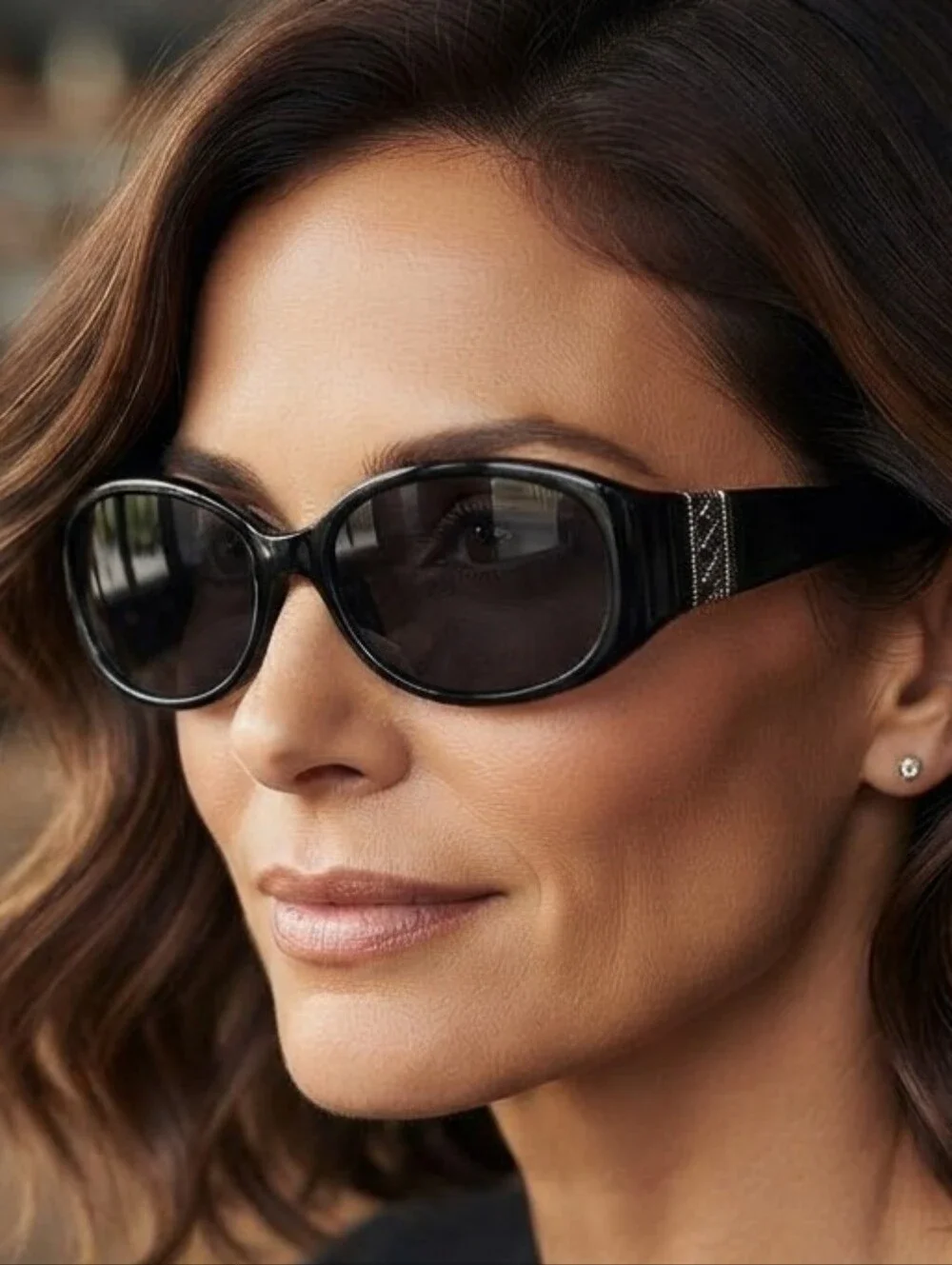 Saks‎ Fifth Avenue Women's Black 52-16 130 Oversized Sunglasses FRAMES ONLY